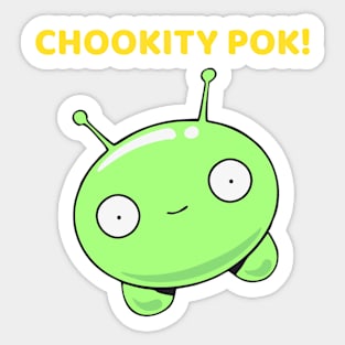 Final Space Mooncake Chookity Pok - Funny Sticker